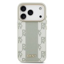 Apple iPhone 17 Pro Uyumlu Kılıf DKNY Orjinal Lisanslı M-safe Şarj Özellikli 3D Yazılı Checkered Pattern Kapak - 2