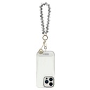 Guess Orjinal Lisanslı 4G Metal Logolu Kristal Taşlı Telefon Bilek Askı Zinciri - 10
