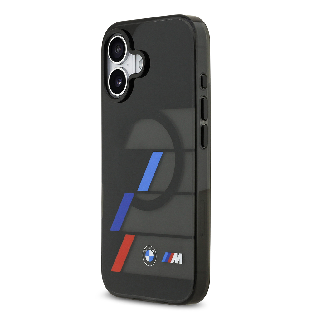 Apple iPhone 17 Uyumlu Kılıf BMW Orjinal Lisanslı M-safe Şarj Özellikli IML Baskılı Üç Renkli M Dizayn Kapak - 1