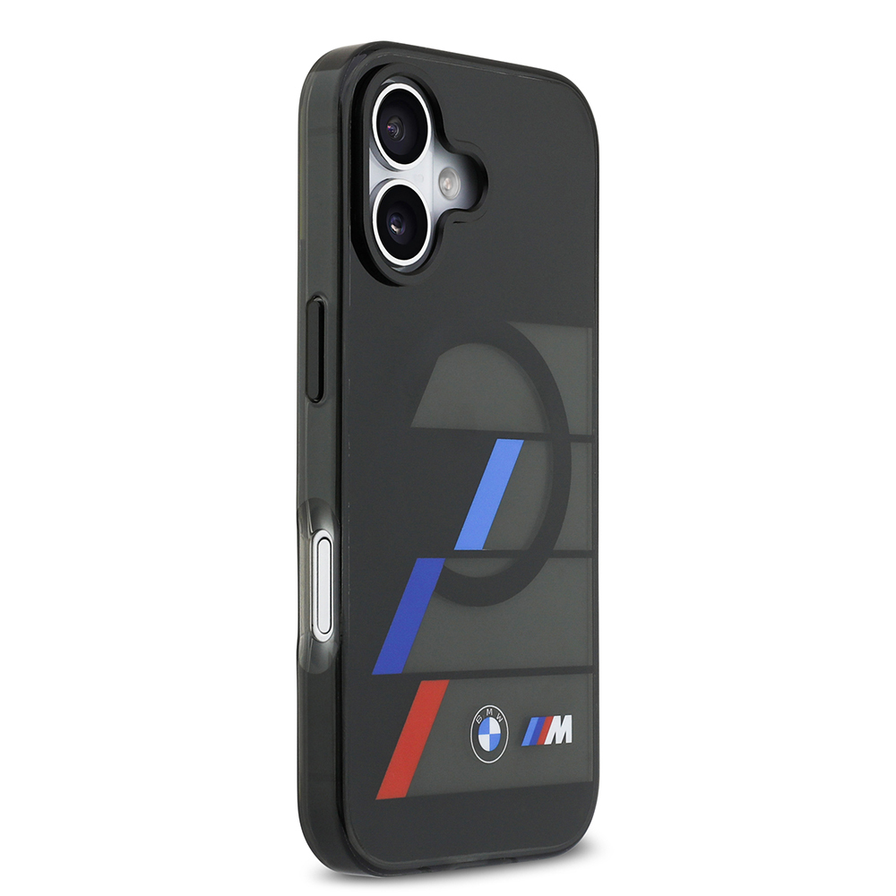 Apple iPhone 17 Uyumlu Kılıf BMW Orjinal Lisanslı M-safe Şarj Özellikli IML Baskılı Üç Renkli M Dizayn Kapak - 3