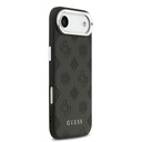 Apple iPhone 17 Air Uyumlu Kılıf Guess Orjinal Lisanslı M-safe Şarj Özellikli Sıcak Baskılı Klasik Yazı Logolu PU Deri Peony Kapak - 3