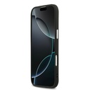 Apple iPhone 17 Air Uyumlu Kılıf Guess Orjinal Lisanslı M-safe Şarj Özellikli Sıcak Baskılı Klasik Yazı Logolu PU Deri Peony Kapak - 4