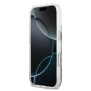 Apple iPhone 17 Pro Uyumlu Kılıf Guess Orjinal Lisanslı M-safe Şarj Özellikli Transparan Resin Flowers Kapak - 10