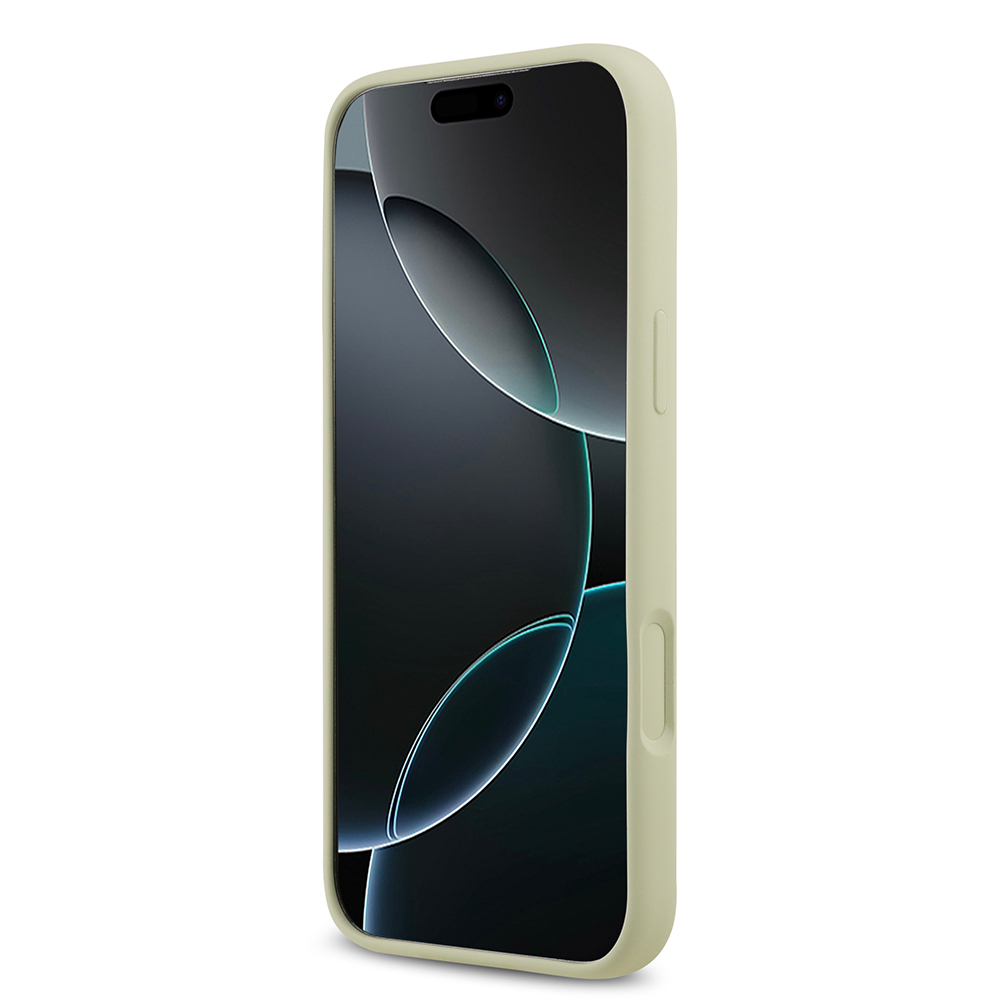 Apple iPhone 17 Pro Max Uyumlu Kılıf Guess Orjinal Lisanslı Grained Yazı Logolu Kapak - 4