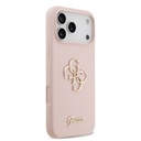 Apple iPhone 17 Pro Max Uyumlu Kılıf Guess Orjinal Lisanslı Grained Yazı Logolu Kapak - 9