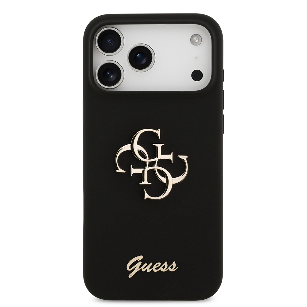 Apple iPhone 17 Pro Max Uyumlu Kılıf Guess Orjinal Lisanslı Grained Yazı Logolu Kapak - 20