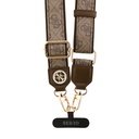 Guess Orjinal Lisanslı Taşlı 4G Metal Logolu Çapraz Vücut Telefon Askı Kayışı 150cm - 2