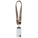 Guess Orjinal Lisanslı Taşlı 4G Metal Logolu Çapraz Vücut Telefon Askı Kayışı 150cm - 3