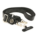 Guess Orjinal Lisanslı Taşlı 4G Metal Logolu Çapraz Vücut Telefon Askı Kayışı 150cm - 4