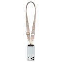 Guess Orjinal Lisanslı Taşlı 4G Metal Logolu Çapraz Vücut Telefon Askı Kayışı 150cm - 9