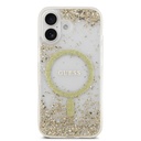 Apple iPhone 17 Uyumlu Kılıf Guess Orjinal Lisanslı M-safe Şarj Özellikli Transparan Resin Bottom Kapak - 2