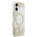 Apple iPhone 17 Uyumlu Kılıf Guess Orjinal Lisanslı M-safe Şarj Özellikli Transparan Resin Bottom Kapak - 3