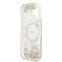 Apple iPhone 17 Uyumlu Kılıf Guess Orjinal Lisanslı M-safe Şarj Özellikli Transparan Resin Bottom Kapak - 6