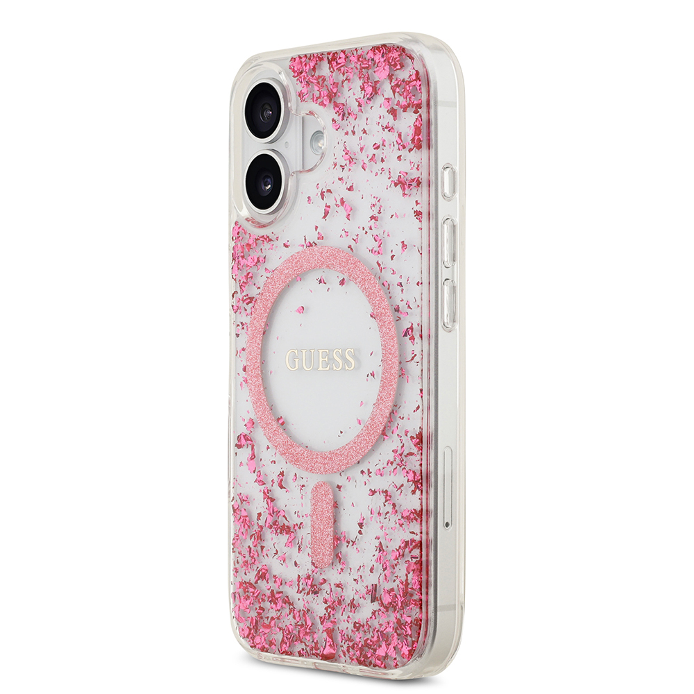Apple iPhone 17 Uyumlu Kılıf Guess Orjinal Lisanslı M-safe Şarj Özellikli Transparan Resin Bottom Kapak - 8