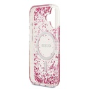 Apple iPhone 17 Uyumlu Kılıf Guess Orjinal Lisanslı M-safe Şarj Özellikli Transparan Resin Bottom Kapak - 13