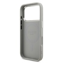 Apple iPhone 17 Pro Uyumlu Kılıf Guess Orjinal Lisanslı M-safe Şarj Özellikli Metal Kamera Çerçeveli Üçgen Logolu Glitter Kapak - 12