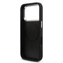 Apple iPhone 17 Pro Uyumlu Kılıf Guess Orjinal Lisanslı M-safe Şarj Özellikli Metal Kamera Çerçeveli Üçgen Logolu Glitter Kapak - 24