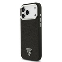 Apple iPhone 17 Pro Max Uyumlu Kılıf Guess Orjinal Lisanslı M-safe Şarj Özellikli Metal Kamera Çerçeveli Üçgen Logolu Glitter Kapak - 1