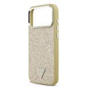 Apple iPhone 17 Pro Max Uyumlu Kılıf Guess Orjinal Lisanslı M-safe Şarj Özellikli Metal Kamera Çerçeveli Üçgen Logolu Glitter Kapak - 11