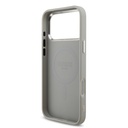 Apple iPhone 17 Pro Max Uyumlu Kılıf Guess Orjinal Lisanslı M-safe Şarj Özellikli Metal Kamera Çerçeveli Üçgen Logolu Glitter Kapak - 24