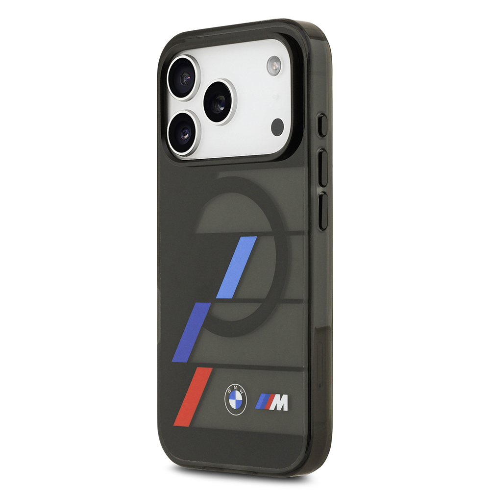 Apple iPhone 17 Pro Max Uyumlu Kılıf BMW Orjinal Lisanslı M-safe Şarj Özellikli IML Baskılı Üç Renkli M Dizayn Kapak - 1