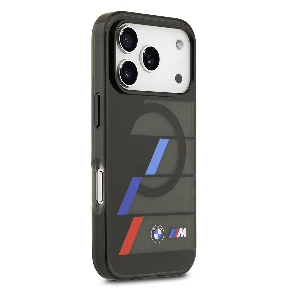 Apple iPhone 17 Pro Max Uyumlu Kılıf BMW Orjinal Lisanslı M-safe Şarj Özellikli IML Baskılı Üç Renkli M Dizayn Kapak - 3