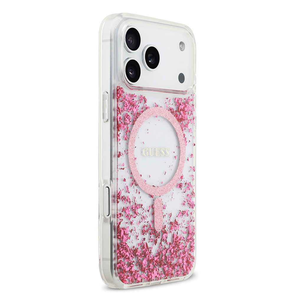 Apple iPhone 17 Pro Max Uyumlu Kılıf Guess Orjinal Lisanslı M-safe Şarj Özellikli Transparan Resin Bottom Kapak - 10