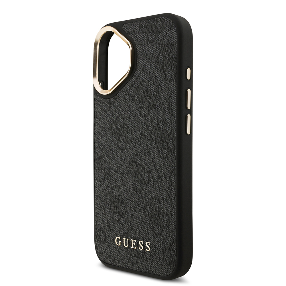 Apple iPhone 17 Uyumlu Kılıf Guess Orjinal Lisanslı M-safe Şarj Özellikli Askılı ve 4G Logo Kartlıklı Kapak - 5