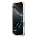 Apple iPhone 17 Pro Uyumlu Kılıf Guess Orjinal Lisanslı M-safe Şarj Özellikli Simli Peony Desenli Silikon Kapak - 4