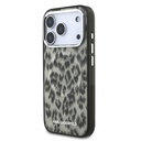Apple iPhone 17 Pro Uyumlu Kılıf Karl Lagerfeld Orjinal Lisanslı M-safe Şarj Özellikli IML Leopar Baskılı Kapak - 1