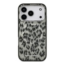 Apple iPhone 17 Pro Uyumlu Kılıf Karl Lagerfeld Orjinal Lisanslı M-safe Şarj Özellikli IML Leopar Baskılı Kapak - 2