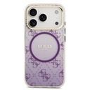 Apple iPhone 17 Pro Uyumlu Kılıf Guess Orjinal Lisanslı M-safe Şarj Özellikli 4G Desenli Simli Silikon Kapak - 8