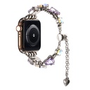 Apple Watch Ultra 49mm Uyumlu Zore KRD-115 Renkli Taş Tasarımlı Kordon - 3