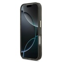 Apple iPhone 17 Pro Uyumlu Kılıf Guess Orjinal Lisanslı M-safe Şarj Özellikli Yazı Logolu Python Desenli Kapak - 4