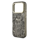 Apple iPhone 17 Pro Uyumlu Kılıf Guess Orjinal Lisanslı M-safe Şarj Özellikli Yazı Logolu Python Desenli Kapak - 5