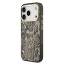 Apple iPhone 17 Pro Uyumlu Kılıf Guess Orjinal Lisanslı M-safe Şarj Özellikli Yazı Logolu Python Desenli Kapak - 7