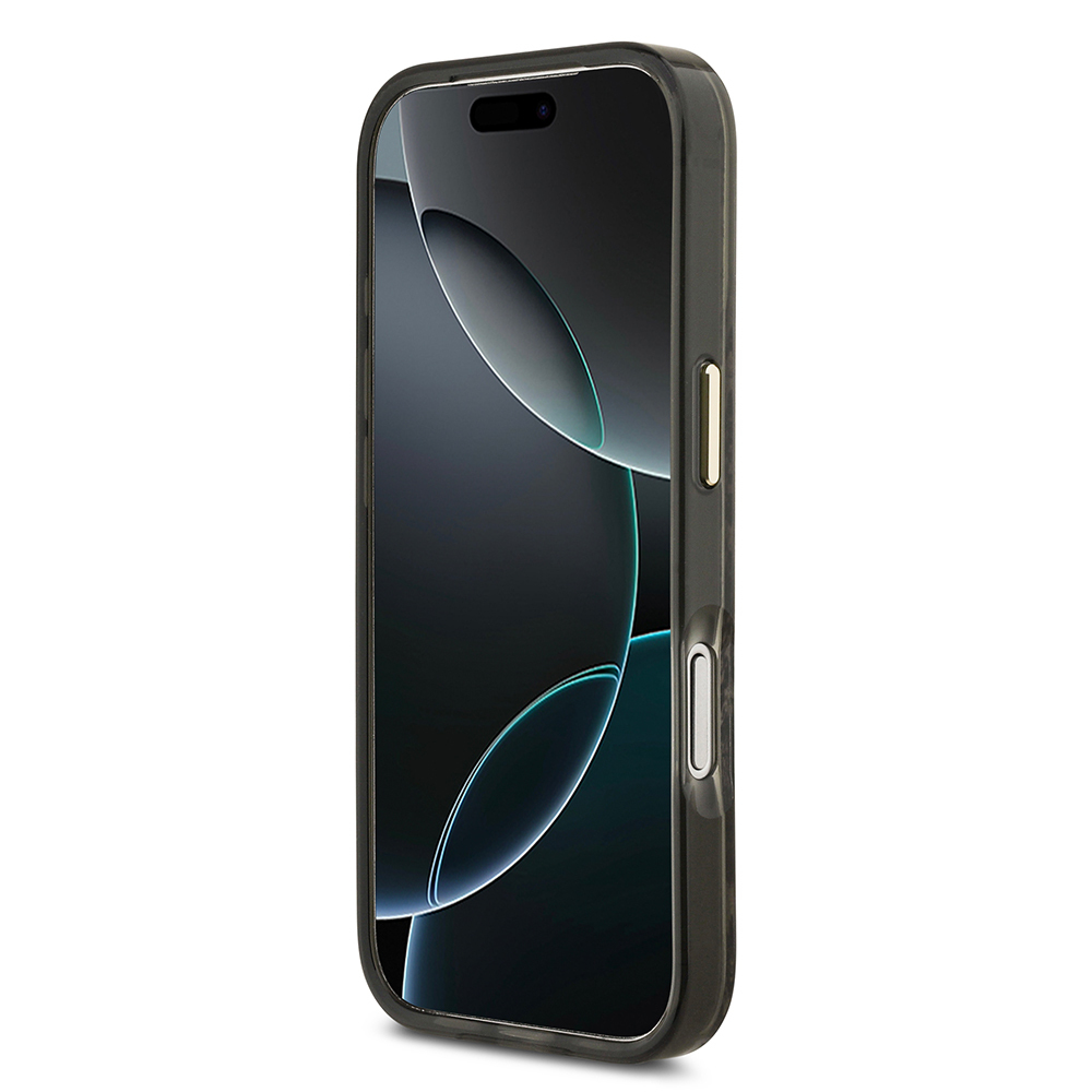 Apple iPhone 17 Pro Uyumlu Kılıf Guess Orjinal Lisanslı M-safe Şarj Özellikli Yazı Logolu Python Desenli Kapak - 10