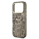 Apple iPhone 17 Pro Uyumlu Kılıf Guess Orjinal Lisanslı M-safe Şarj Özellikli Yazı Logolu Python Desenli Kapak - 11
