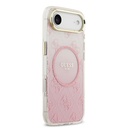 Apple iPhone 17 Air Uyumlu Kılıf Guess Orjinal Lisanslı M-safe Şarj Özellikli 4G Desenli Simli Silikon Kapak - 15
