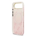 Apple iPhone 17 Air Uyumlu Kılıf Guess Orjinal Lisanslı M-safe Şarj Özellikli 4G Desenli Simli Silikon Kapak - 18