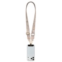 Guess Orjinal Lisanslı 4G Desen ve Metal Logolu Çapraz Vücut Telefon Askı Kayışı 150cm - 7