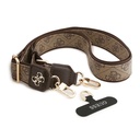 Guess Orjinal Lisanslı 4G Desen ve Metal Logolu Çapraz Vücut Telefon Askı Kayışı 150cm - 9