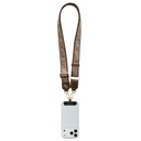 Guess Orjinal Lisanslı 4G Desen ve Metal Logolu Çapraz Vücut Telefon Askı Kayışı 150cm - 11