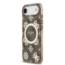 Apple iPhone 17 Air Uyumlu Kılıf Guess Orjinal Lisanslı M-safe Şarj Özellikli IML Peony ve 4G Desenli Klasik Logolu Kapak - 7