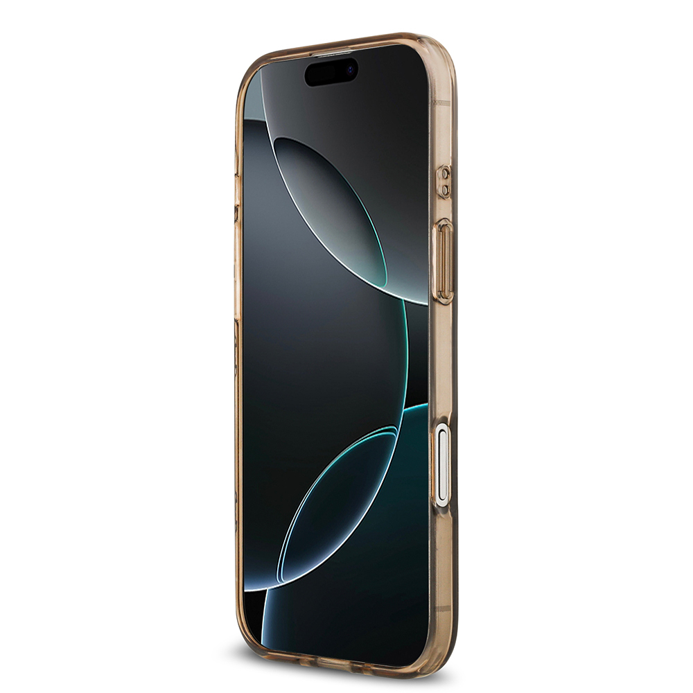 Apple iPhone 17 Air Uyumlu Kılıf Guess Orjinal Lisanslı M-safe Şarj Özellikli IML Peony ve 4G Desenli Klasik Logolu Kapak - 10