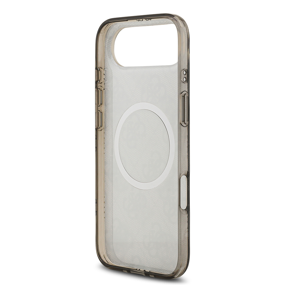Apple iPhone 17 Air Uyumlu Kılıf Guess Orjinal Lisanslı M-safe Şarj Özellikli IML Peony ve 4G Desenli Klasik Logolu Kapak - 18