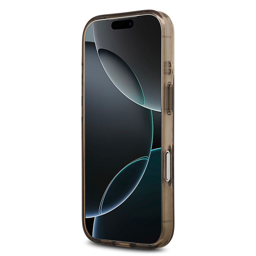 Apple iPhone 17 Pro Uyumlu Kılıf Guess Orjinal Lisanslı M-safe Şarj Özellikli IML Peony ve 4G Desenli Klasik Logolu Kapak - 10