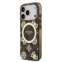 Apple iPhone 17 Pro Max Uyumlu Kılıf Guess Orjinal Lisanslı M-safe Şarj Özellikli IML Peony ve 4G Desenli Klasik Logolu Kapak - 1