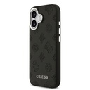 Apple iPhone 17 Uyumlu Kılıf Guess Orjinal Lisanslı M-safe Şarj Özellikli Sıcak Baskılı Klasik Yazı Logolu PU Deri Peony Kapak - 8