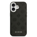 Apple iPhone 17 Uyumlu Kılıf Guess Orjinal Lisanslı M-safe Şarj Özellikli Sıcak Baskılı Klasik Yazı Logolu PU Deri Peony Kapak - 9
